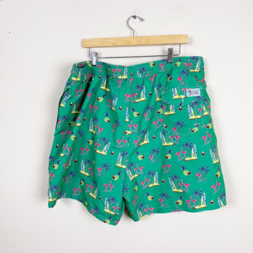 Polo Ralph Lauren Green Swim Trunks Mens Size 2XB - Picture 5 of 6